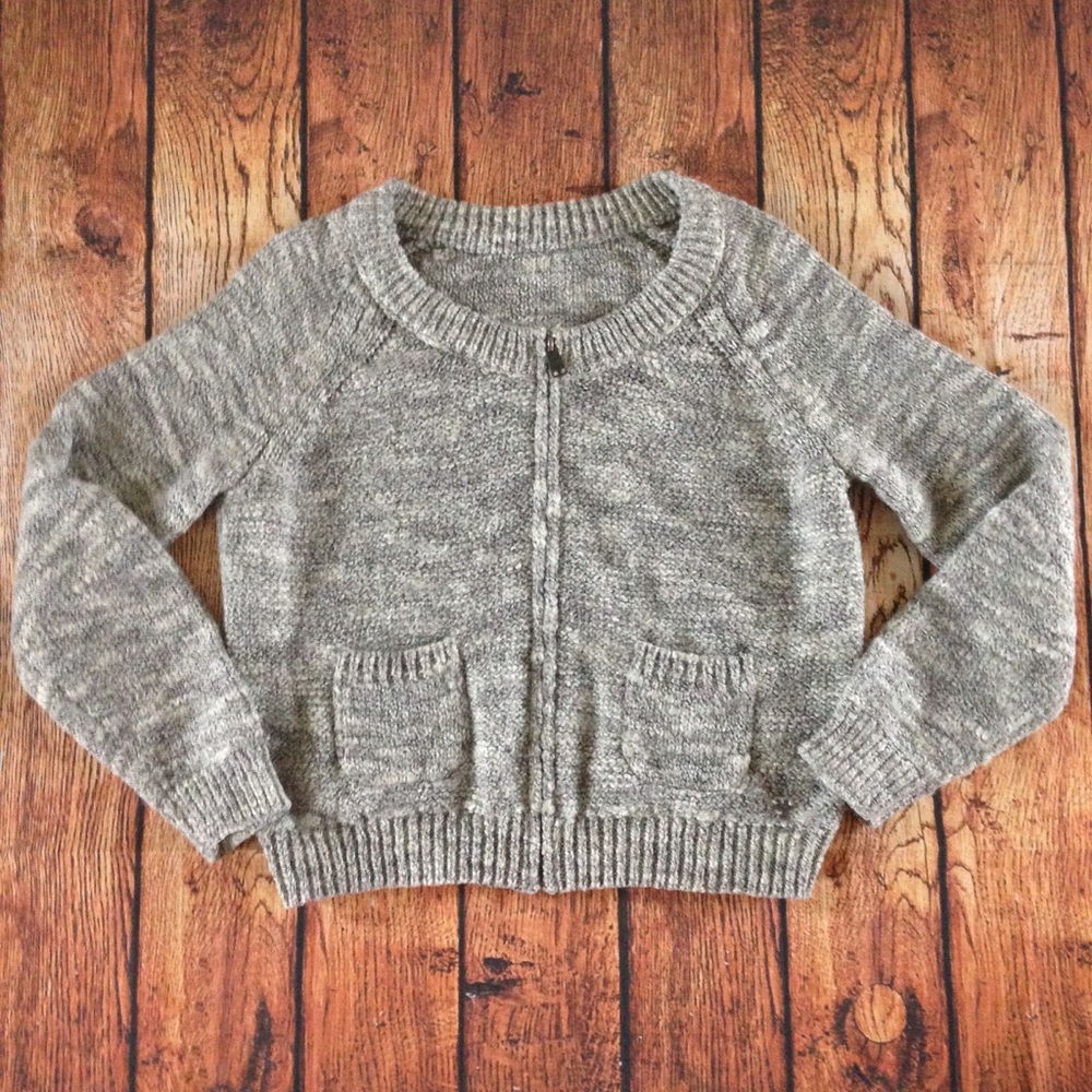 TNA Chunky Zip Up Sweater Size L